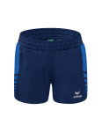 Erima Sporthose Short Six Wings Worker (100% Polyester) kurz royalblau/navyblau Damen